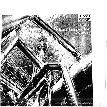 Cswip plant inspector course level i week 1