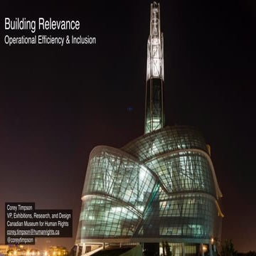 Building Relevance: Operational Efficiency & Inclusion