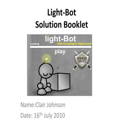 Ct lightbot solutions booklet | PPTX