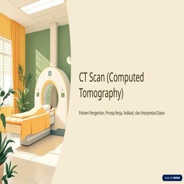 CT-Scan-Computed-Tomography. education in a medical | PPTX