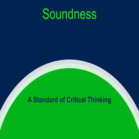 Critical Thinking 04 Soundness