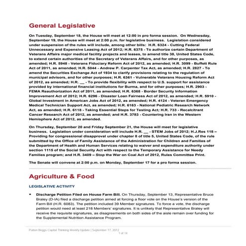 Capital Thinking Updates ~ September 18, 2012