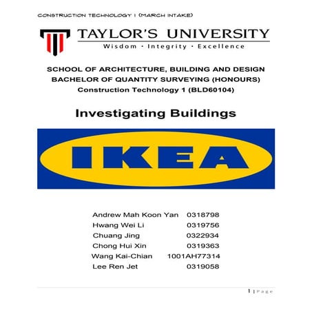 Construction technology assignment | DOCX