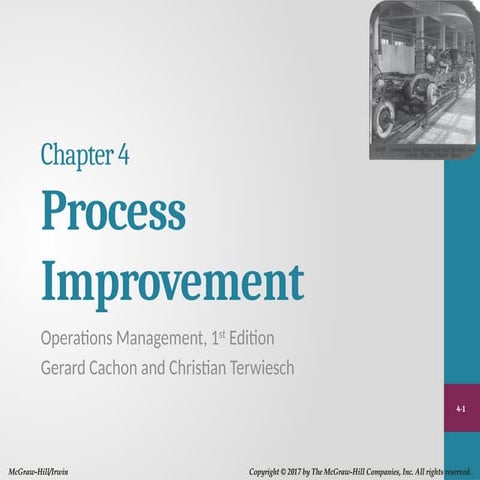 chapter 4 operations management presentation | PPTX