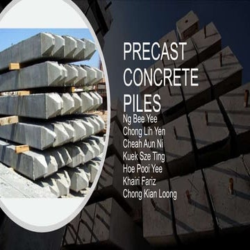 Ct2 Precast concrete piles