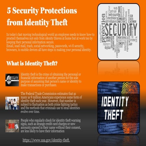 Identity Theft Awareness 101 - Basics | PDF