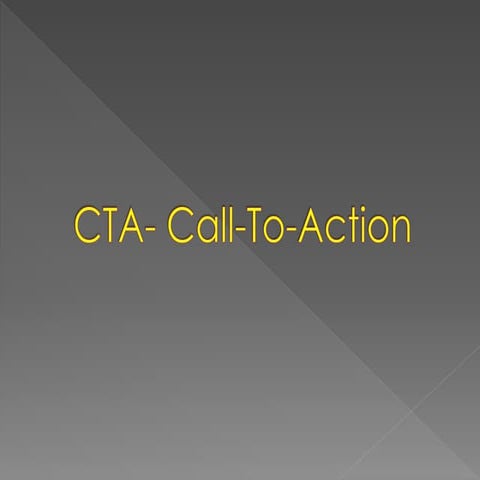 Call-To-Action Guide | PPTX
