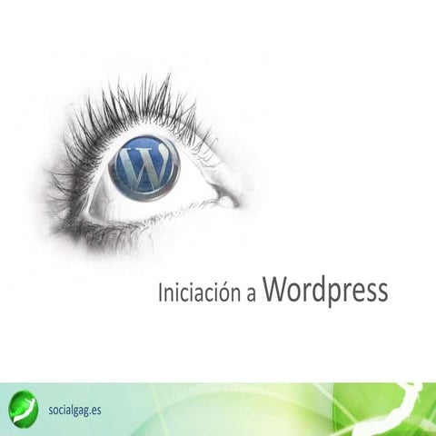 Iniciación a wordpress