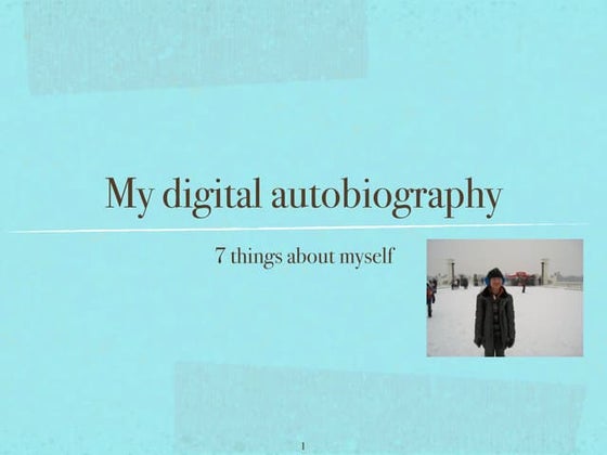 7 features about myself | PDF