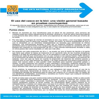 CTC: ESTUDIO BRITANICO DESACONSEJA ...