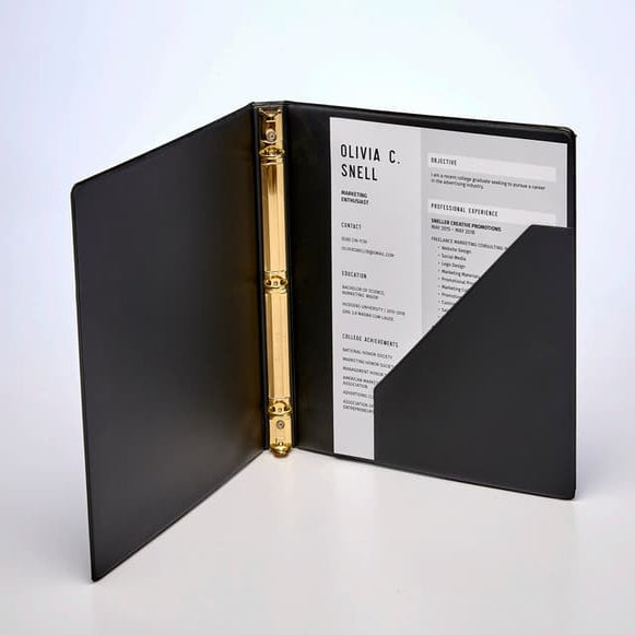 Career Binder by Career Courier, Made in USA | PDF