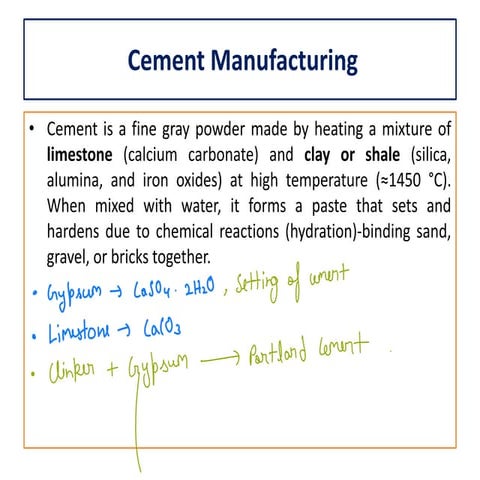 Hydration of cement | PPTX