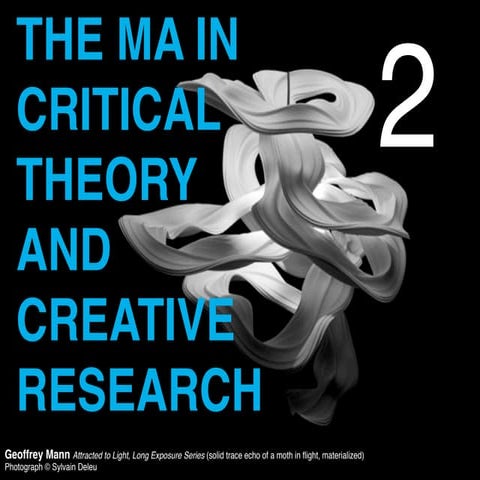 Critical Theory and Creative Research: Epigraphs