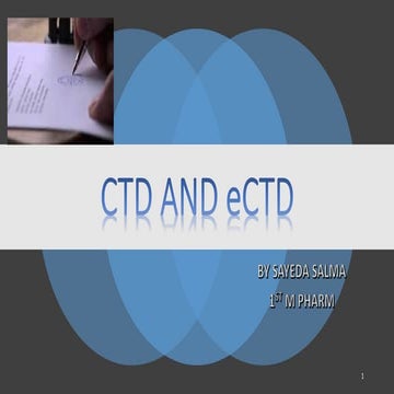 Ctd and e ctd