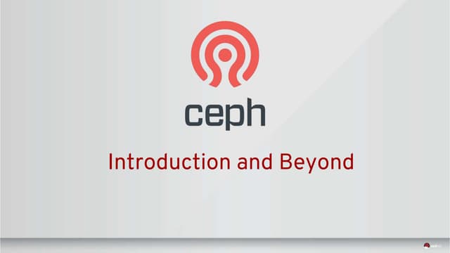 Ceph Introduction 2017  