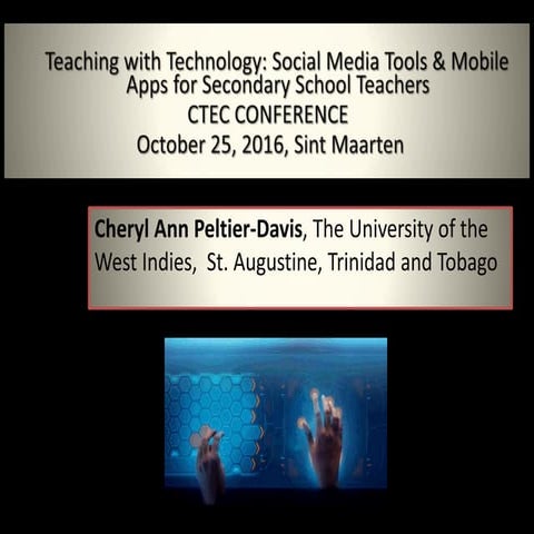 Teaching with Technology:  Social Media Tools and Mobile Apps for Secondary S...