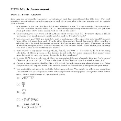 Rule of three word problems - Worksheet three | PDF