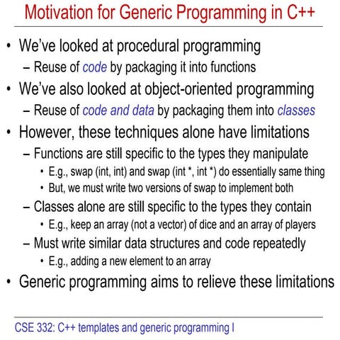 an introduction to c++ templates-comprehensive guide.ppt