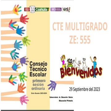 CTE MULTIGRADO_PRIMARIA_2025-2026_ZONAES | PPTX