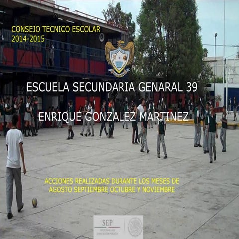 Sacundaria General 39 Enrique González Martínez Tlaquepaque, Jalisco.