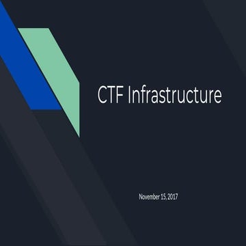 CTF Infrastructure | PDF