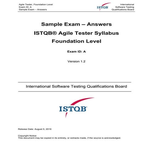 ISTQB-CTFL Fragen&Antworten