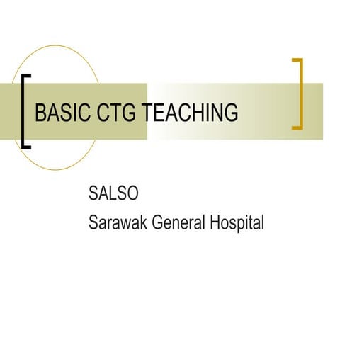 Cardiotocography (CTG)
