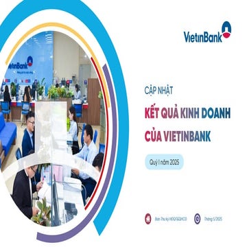 Slide cap nhat KQKD quy 1.2025 cua VietinBank