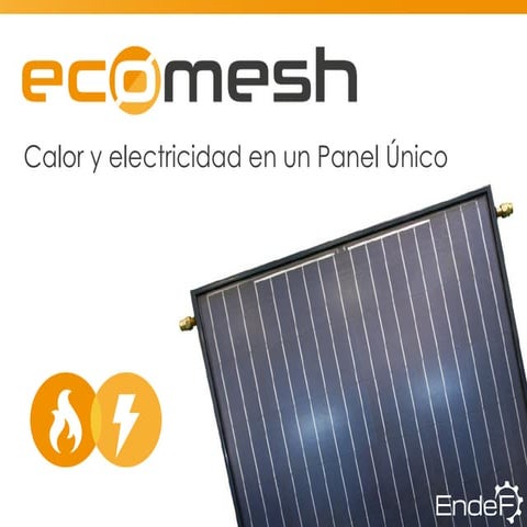 Paneles Híbridos (fotovoltaicos + térmicos) Ecomesh | PDF