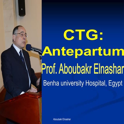 CTG: Antepartum