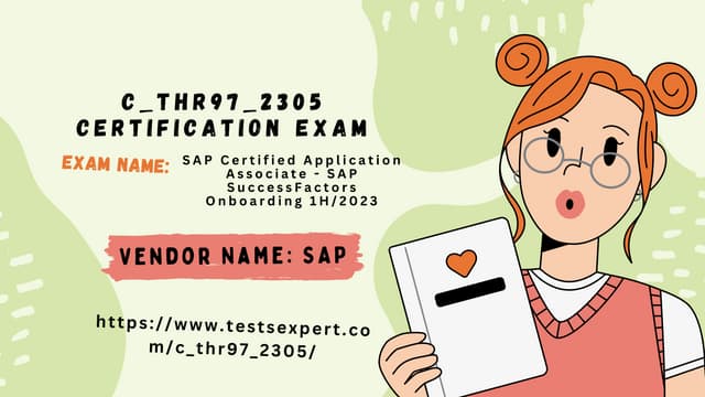 C THR97 2305 Certification Exam Pass with Confidence Exam Guide 2023 PPT C THR97 2305 Certification Exam Pass with Confidence Exam Guide 2023 PPT