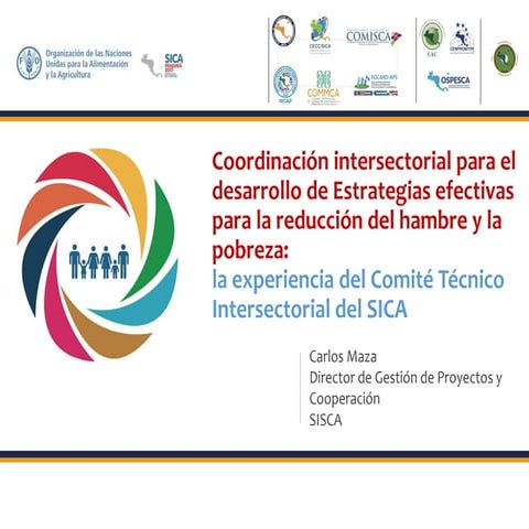 Coordinación intersectorial para desarrollo de estrategias efectivas ...