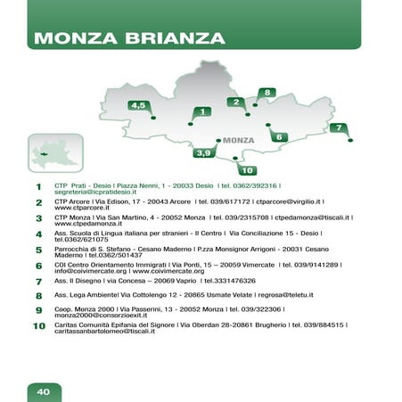 Certifica il Tuo Italiano. rete di Monza Brianza
