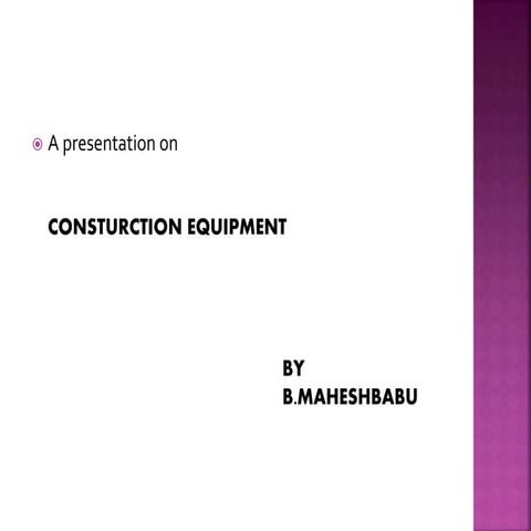 construction equipment 