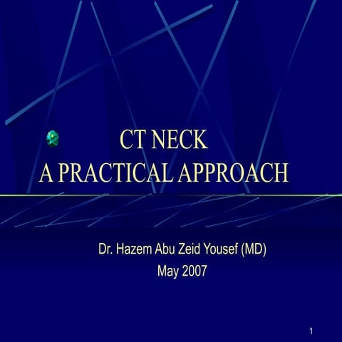 CT ANATOMY OF THE NECK SPACES