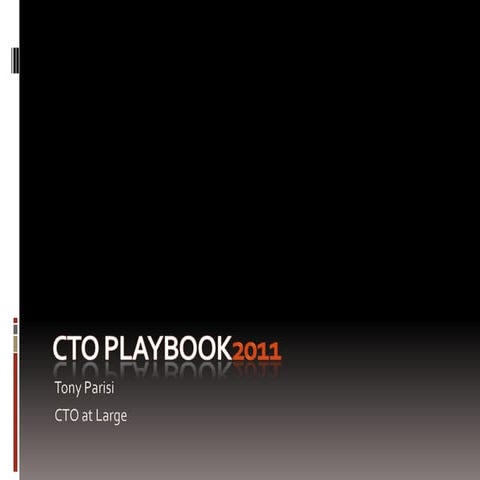 CTO Playbook