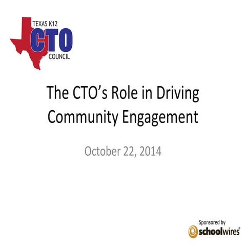 The CTO's Role in Driving Community Engagement