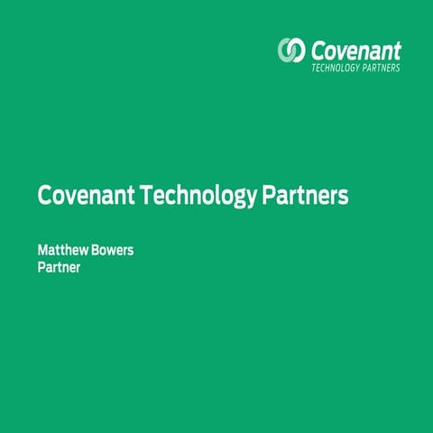 Covenant Technology Partners Capabilities Presentation