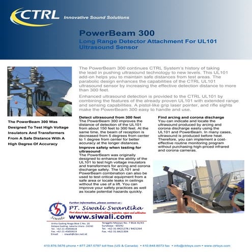 Datasheet PowerBeam 300 | PDF