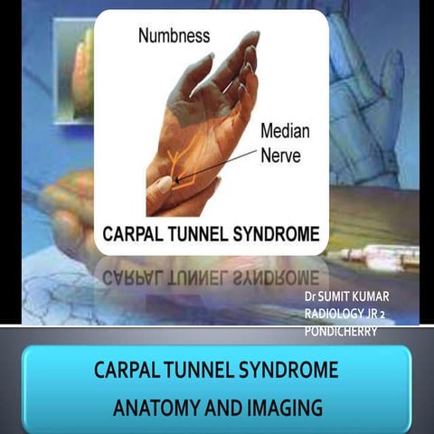 CARPAL TUNNEL SYNDROME ANATOMY AND RADIOLOGY IMAGING FINDINGS
