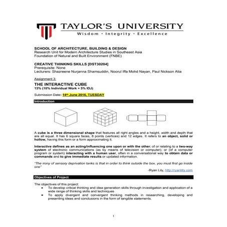Cts assignment3 cube
