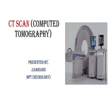 COMPUTED TOMOGRAPHY (CT)simple way to learn