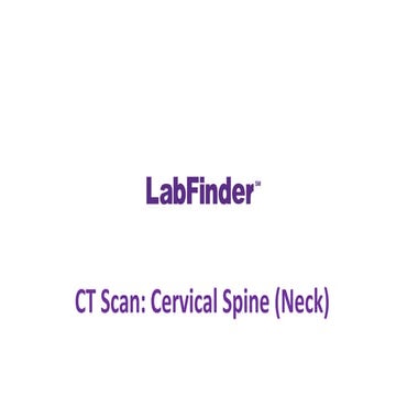 CT Scan Cervical Spine (neck)