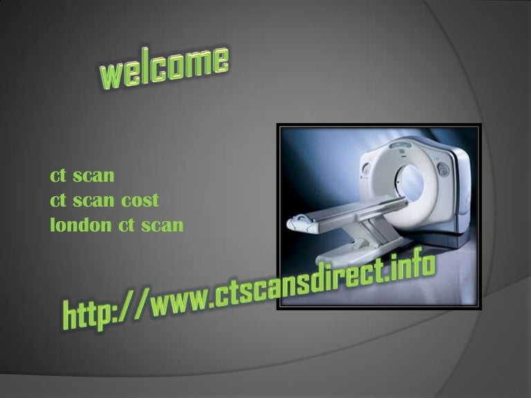 Ct scan cost
