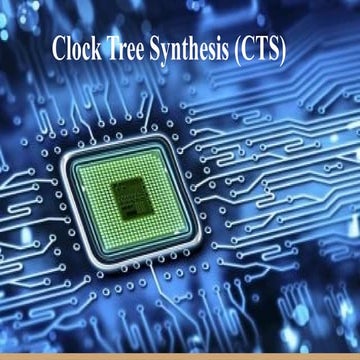 CTS stage of pnr with detailed explanation