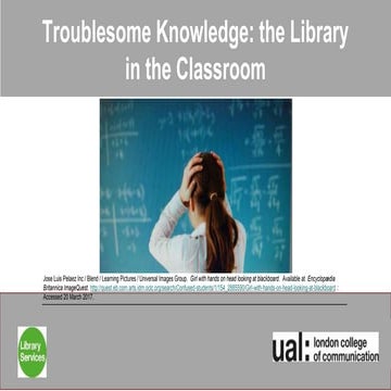 Talking their language… critical practice and its impact on academic liaison ...