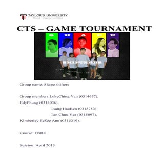 Cts (shape shifters) group a