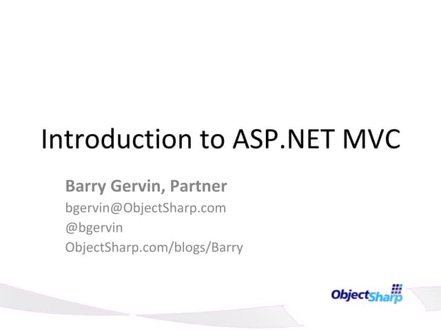 CTTDNUG ASP.NET MVC