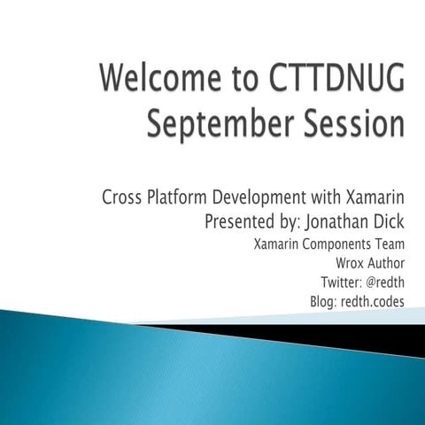 September 2014 Session Promo Slide Deck
