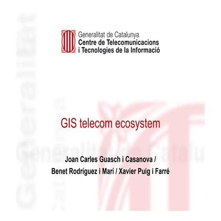 GIS Telecom Ecosystem